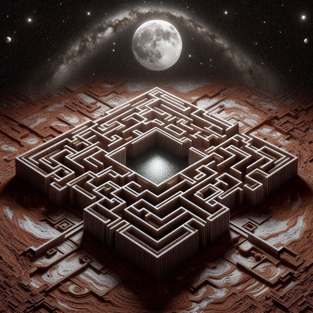 we live in a big maze of our dreams and wishes