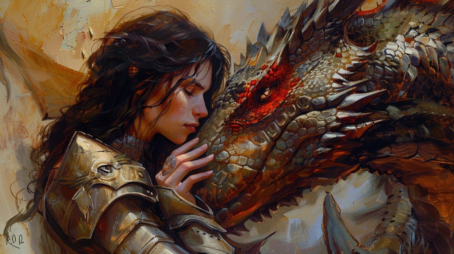 A Knight and Her Dragon