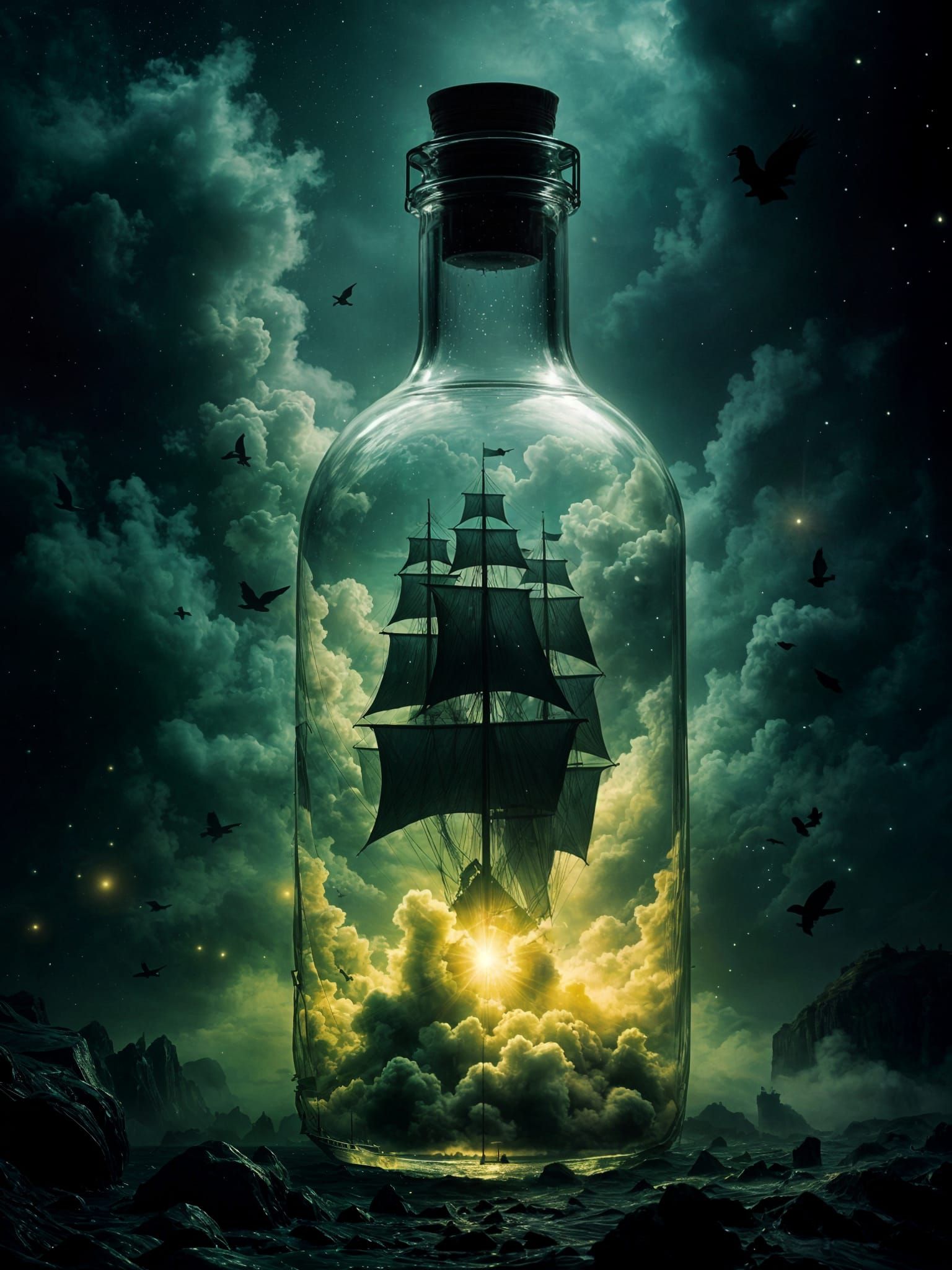 Sea messages  by @Meshohero