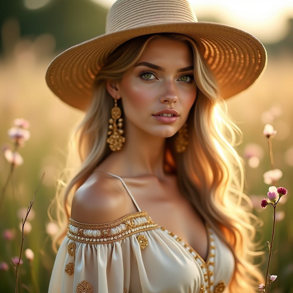 the scent of wildflowers