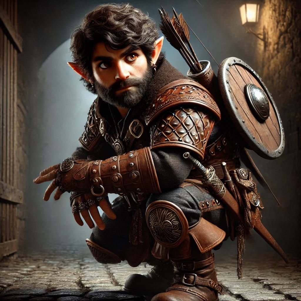 Kith "the Hair Footed Dwarf" - Halfling