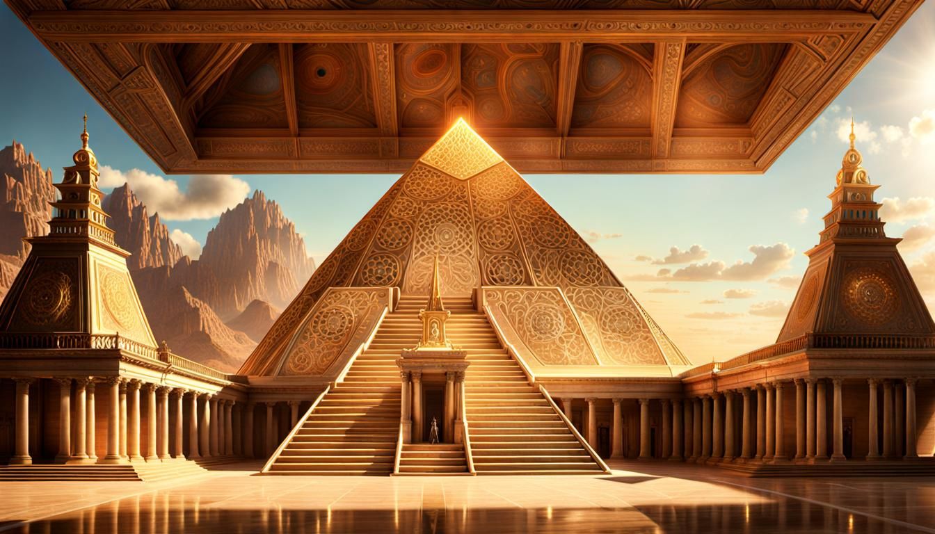 An Alien Architectural Pyramid