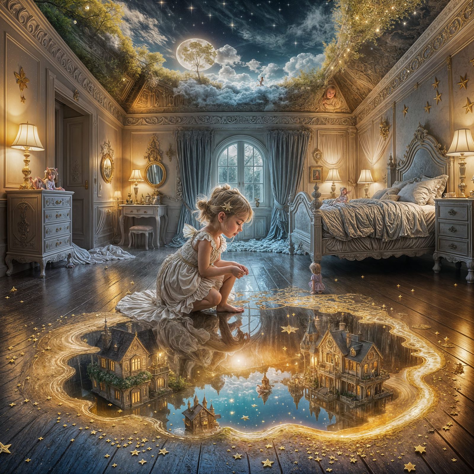 Magical bedroom  by @Angel