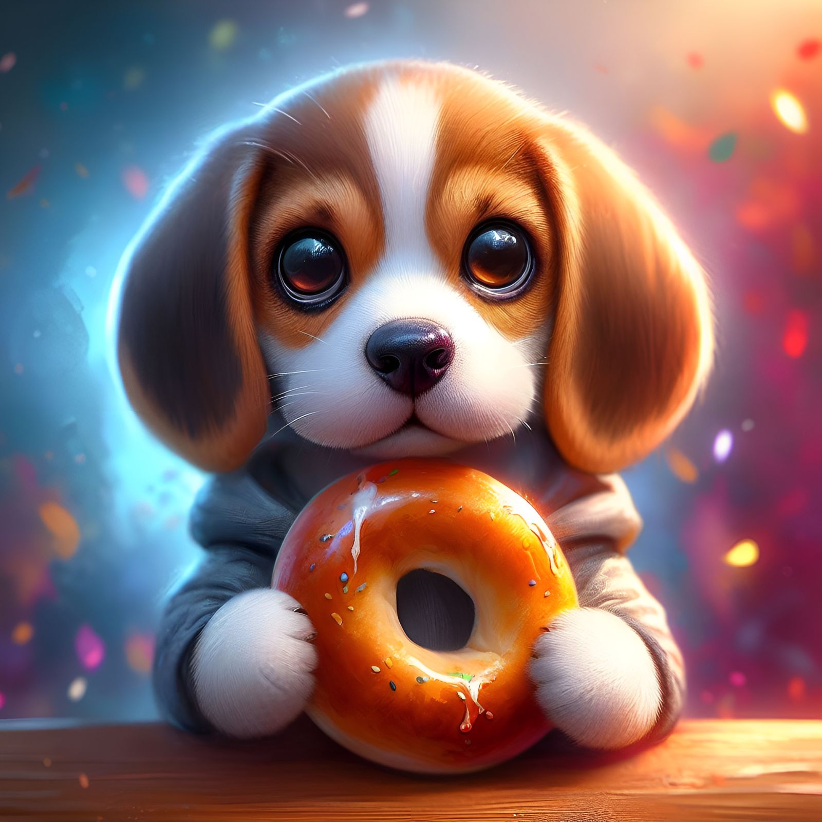Beautiful Beagle Bagel Boy