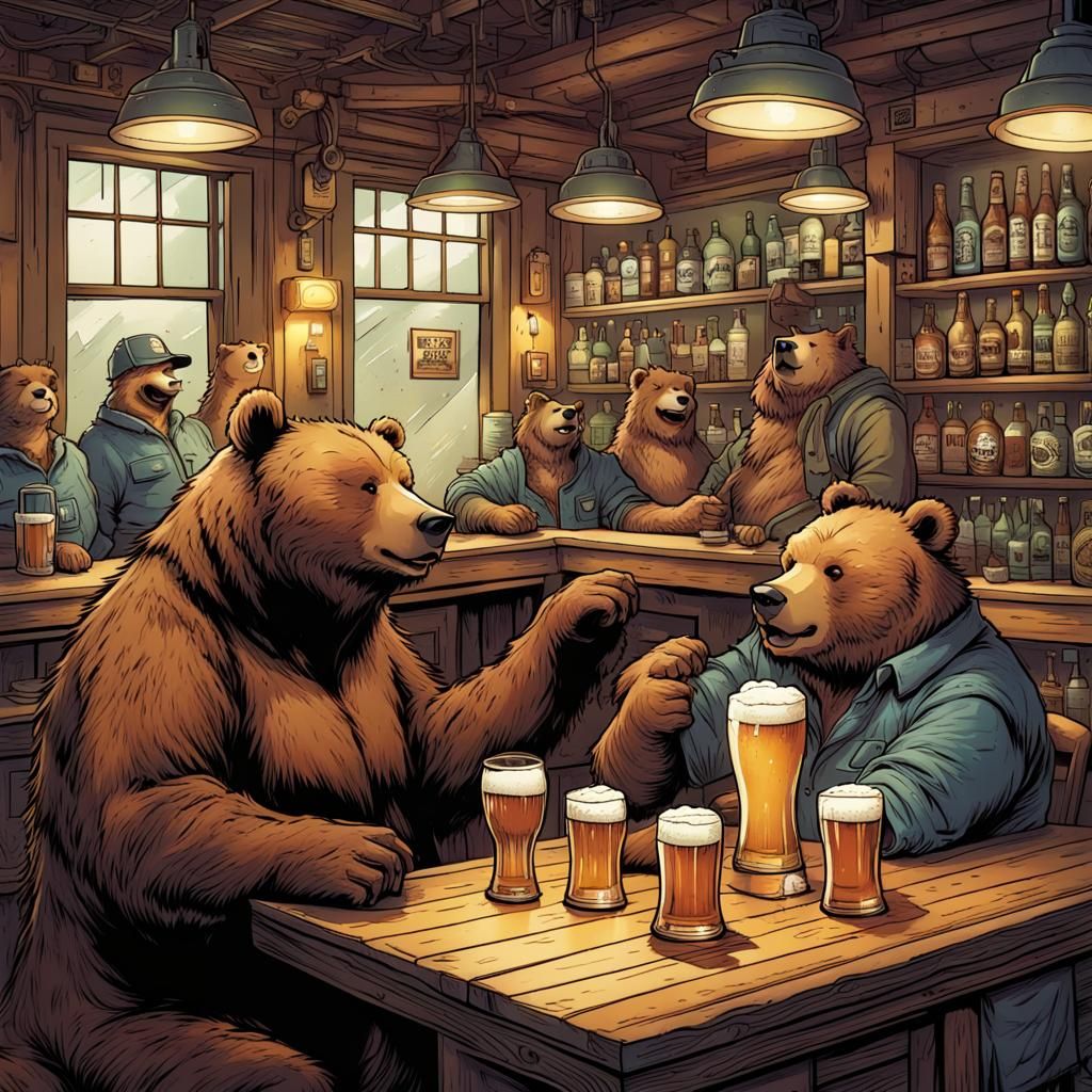 Bare Bear beer bar breathing