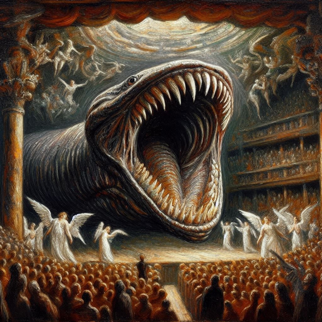 "The play is the tragedy "Man" it's hero the Conqueror Worm." Edgar Allan Poe