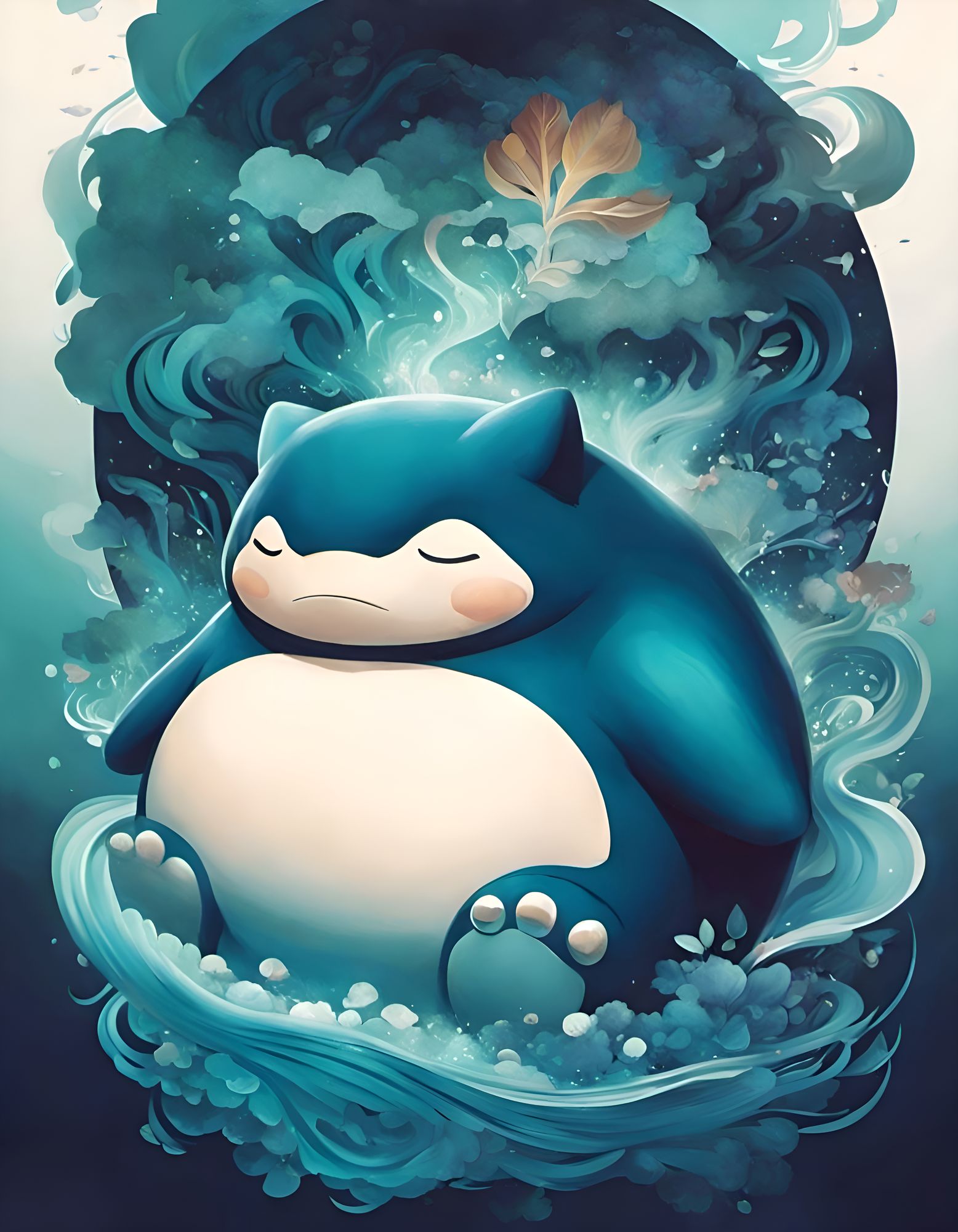 Snorlax AI Generated Artwork NightCafe Creator