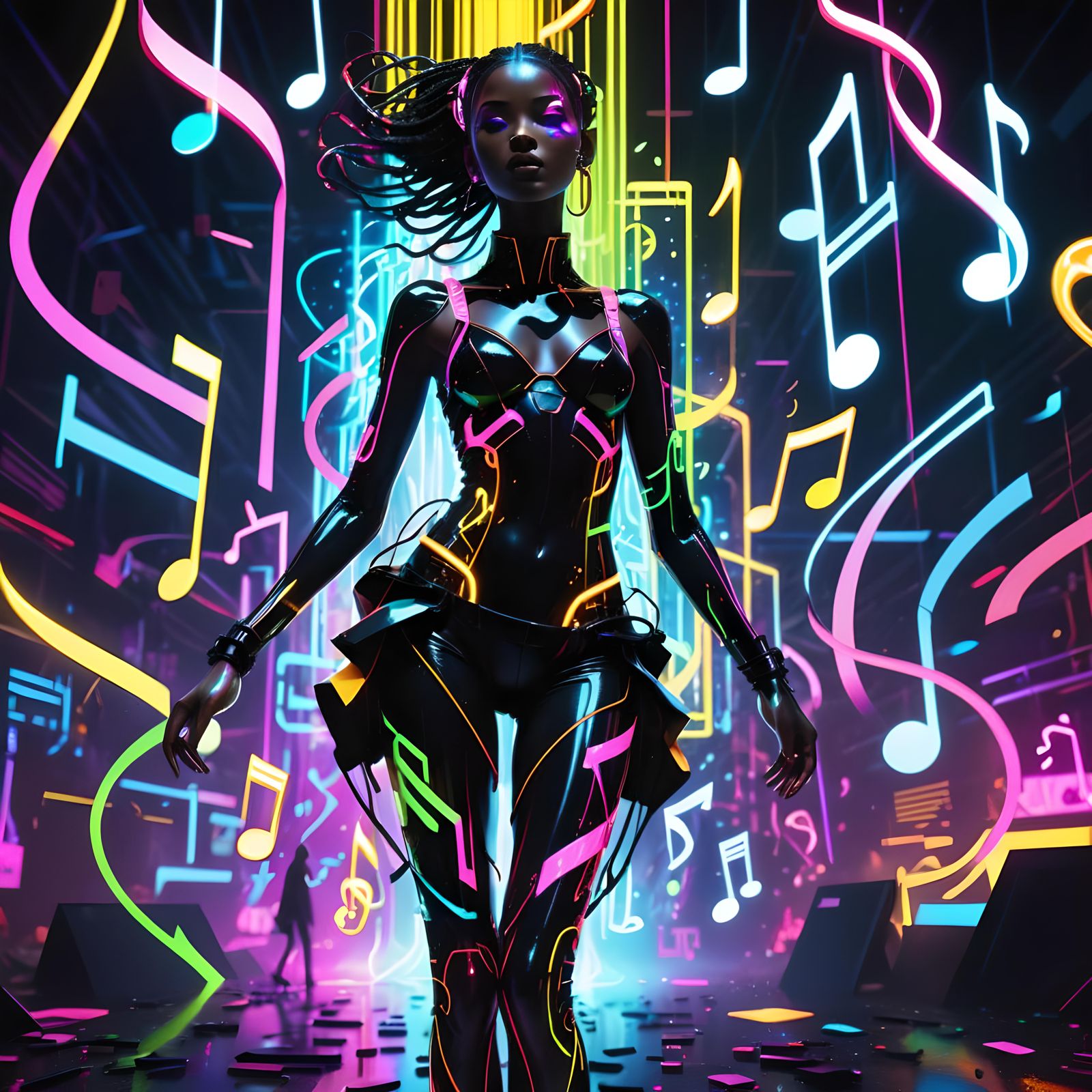 Neon Symphonies  by @LD