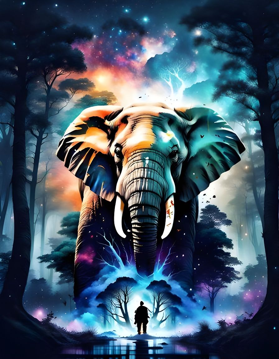 Powerful Elephant  by @proofman