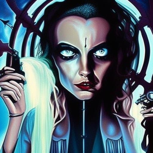 "Time, clocks" epic dystopian film noir masterpiece by Amand...