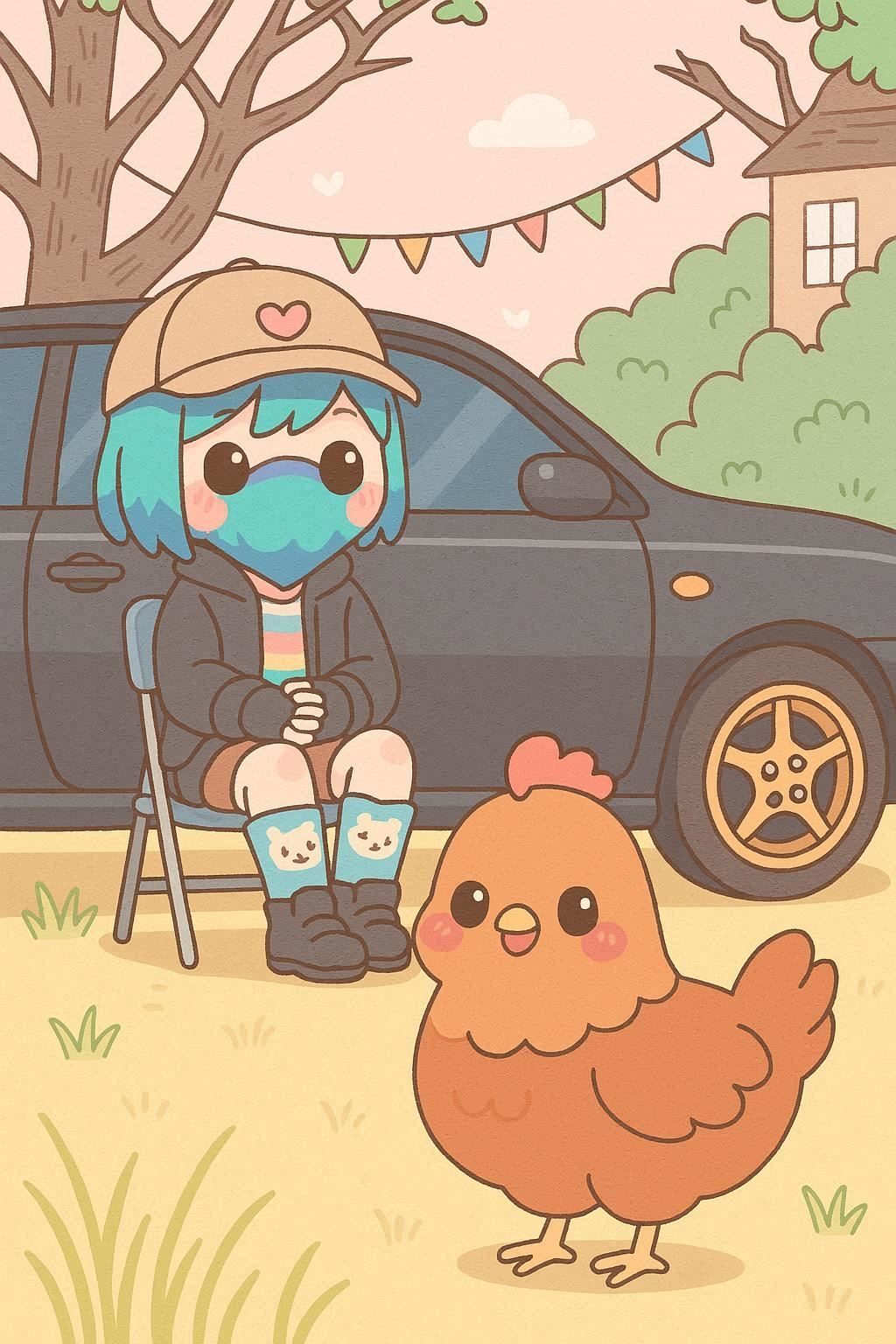 Forza Horizon 5 Meets Kawaii Art | Cute Illustration Transfo...