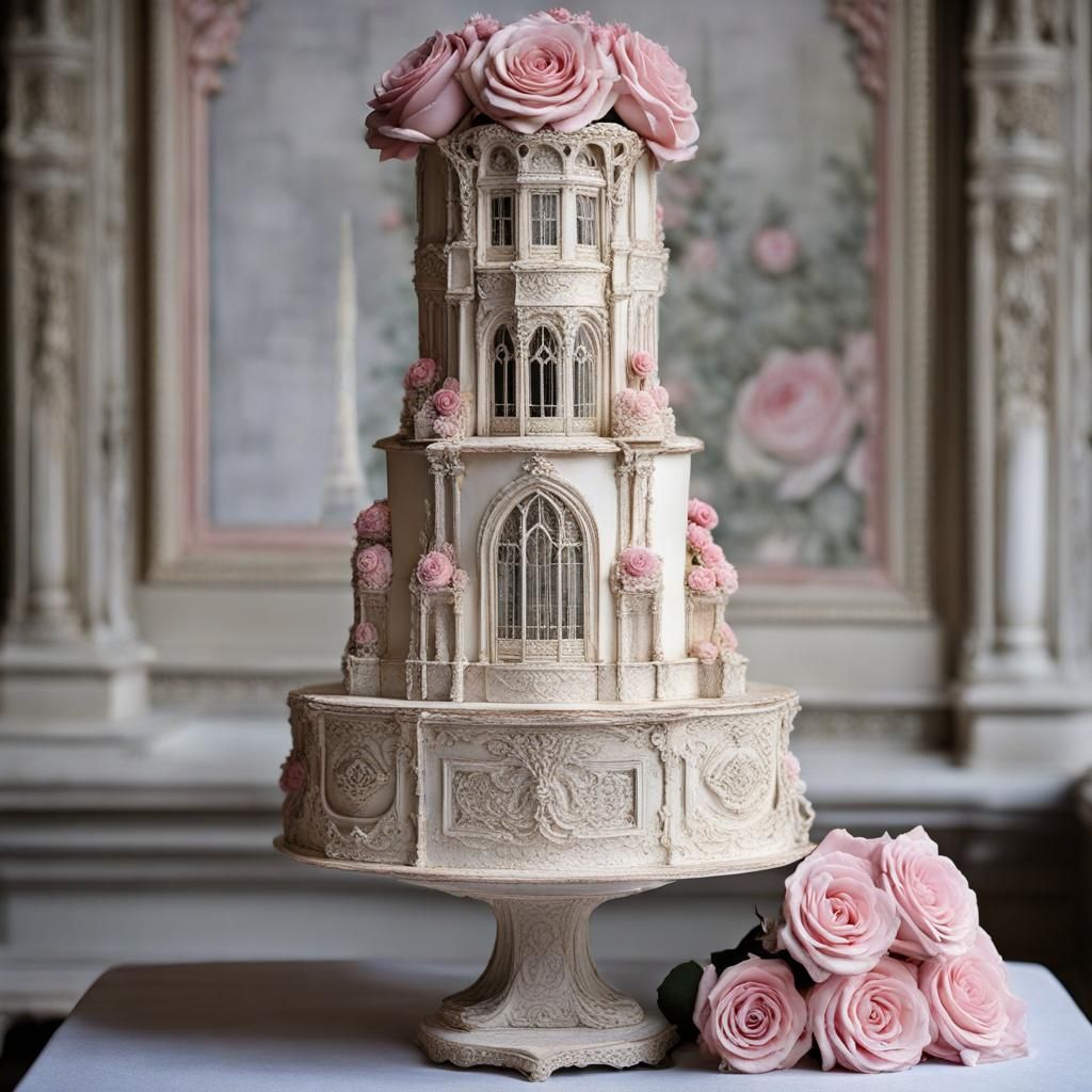 Gâteau de Château de Mariage  by @Northview