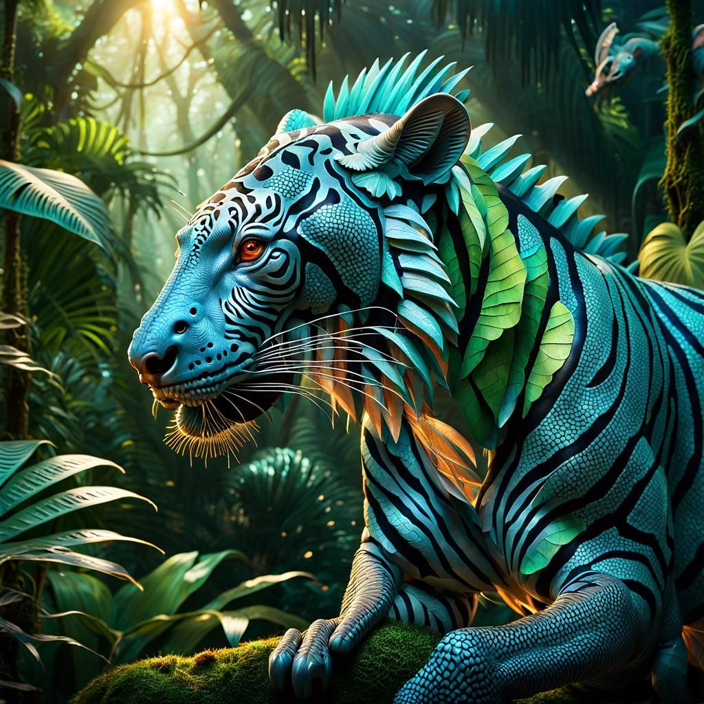 fantasy animal in the jungle