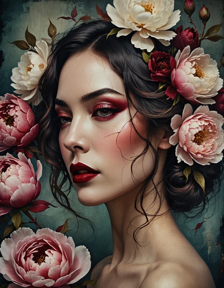 Penelope and the Peonies
