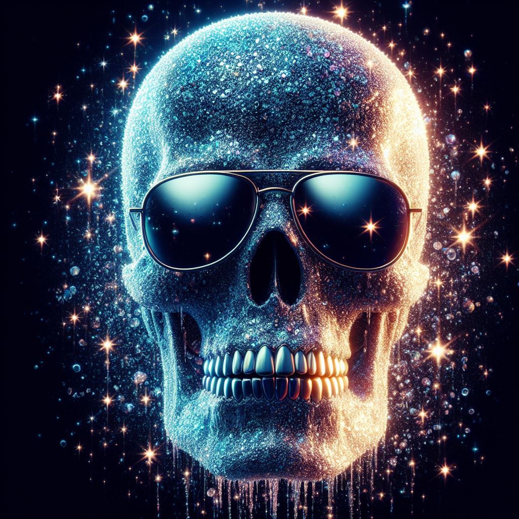 Very Sparkly Skull
