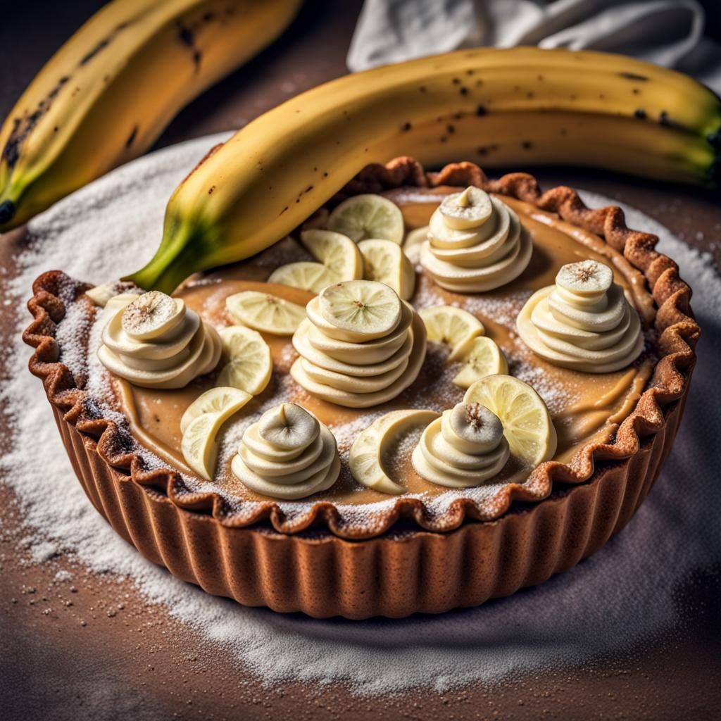 Banana Terracotta Pie AI Generated Artwork NightCafe Creator