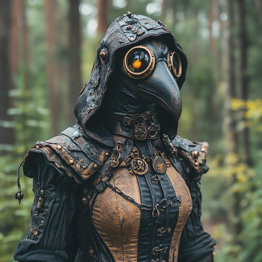 steampunk plague doctor