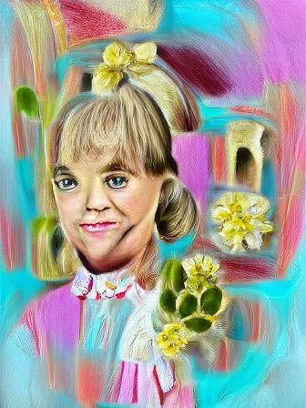 Portrait of Cindy Brady - AI Generated Artwork - NightCafe Creator