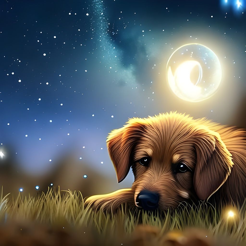 Cute and the stars  by @Manchchango