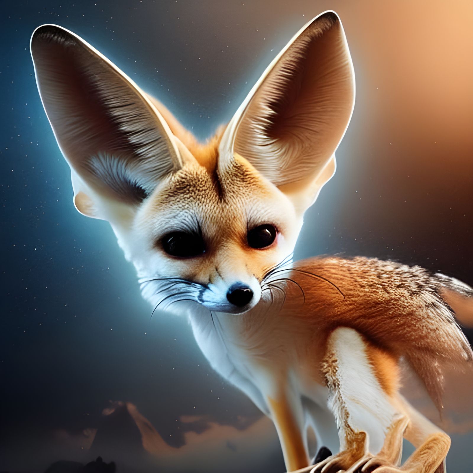 Little fennec fox - AI Generated Artwork - NightCafe Creator