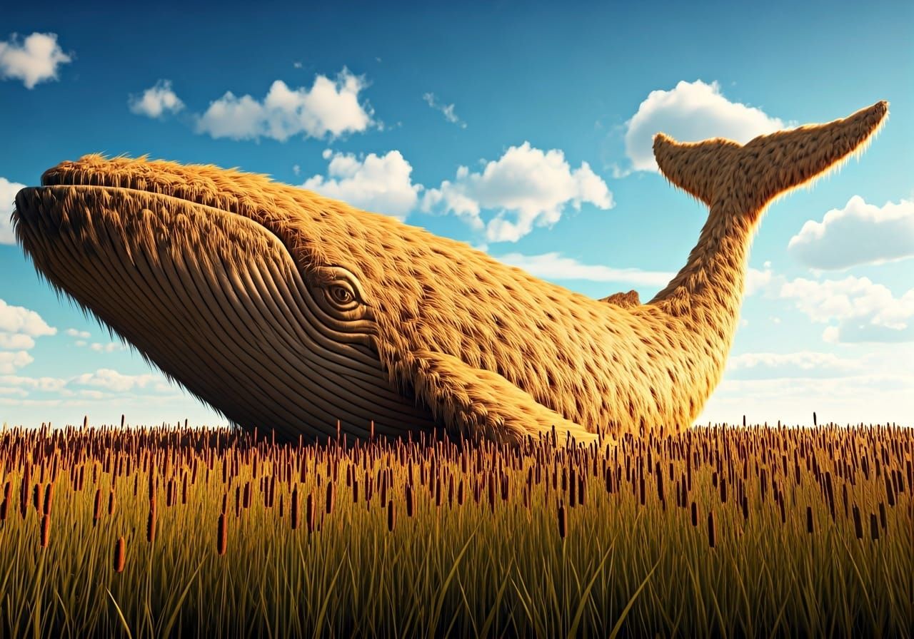  Oat whale in reed thickets.  by @Natalie