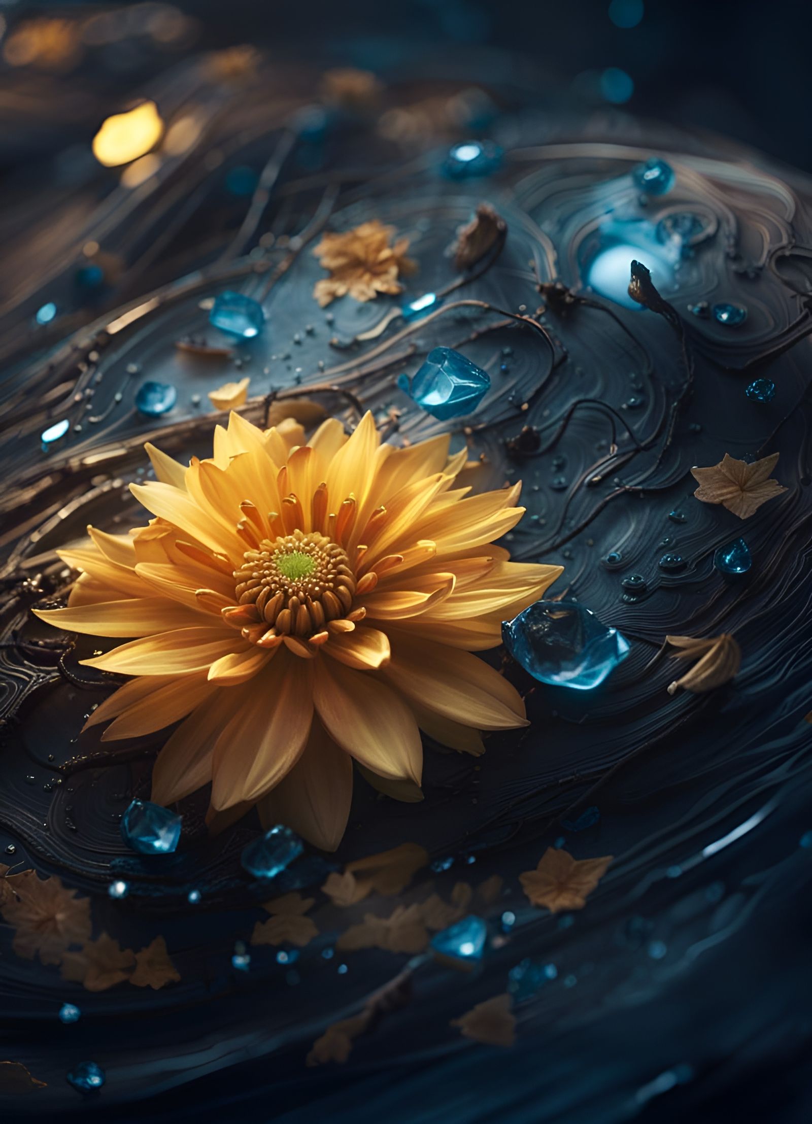 Flower & Gems