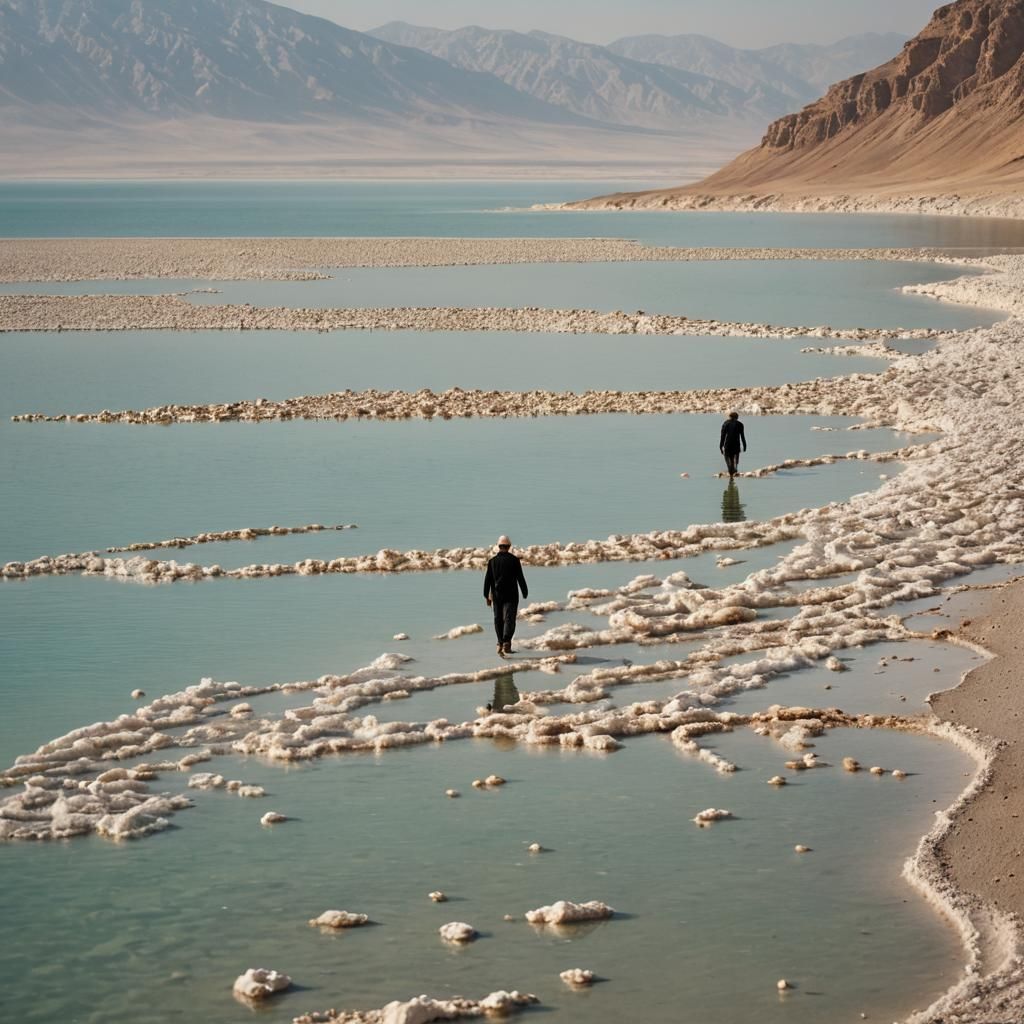 Dead Sea Serenity: A Surreal Fine Art Landscape