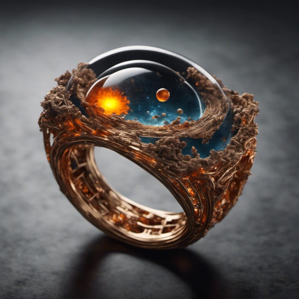  <lora:LordoftheRings:1.0>solar system inside ring