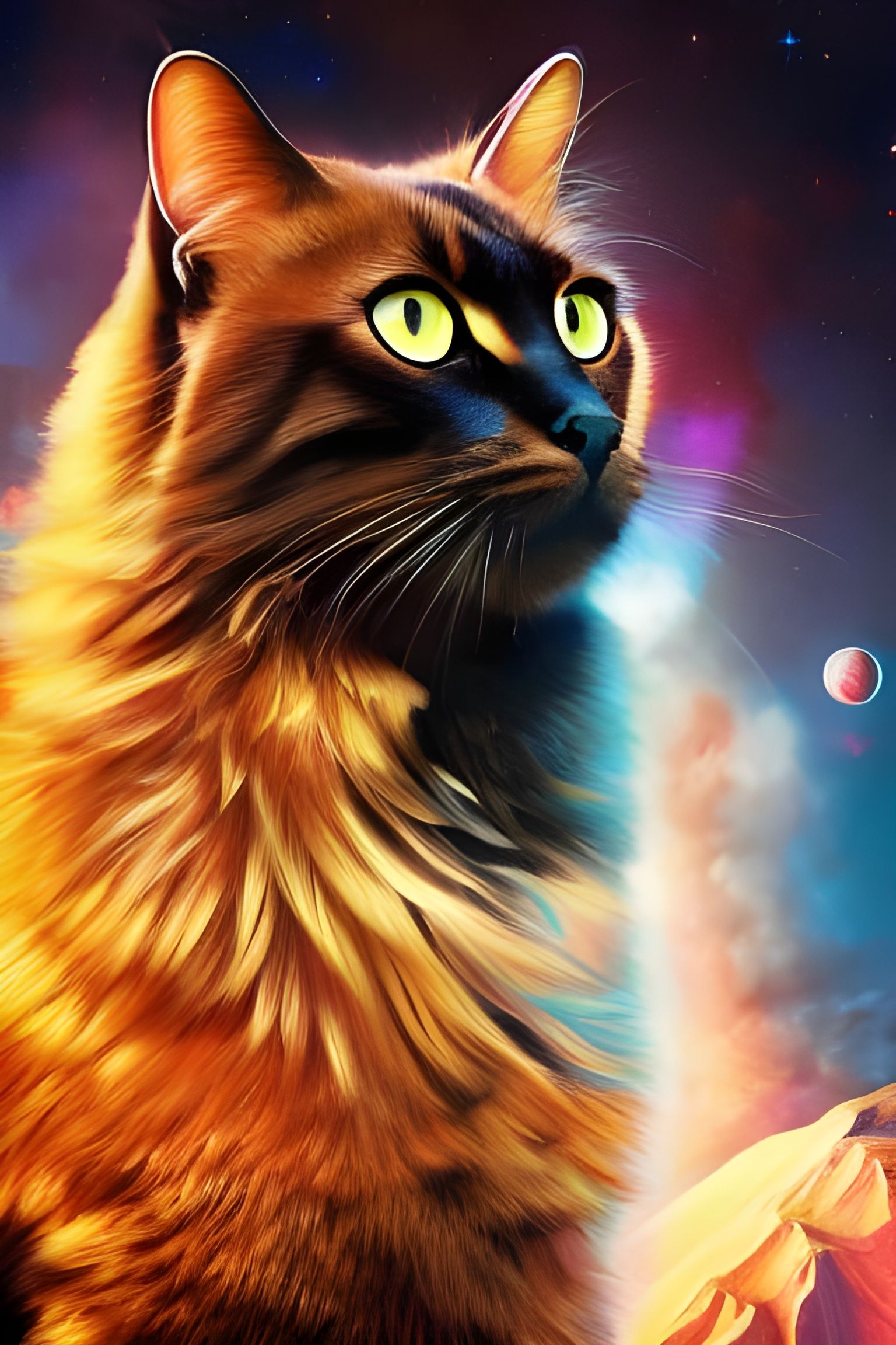 The Overlord of Cats - AI Generated Artwork - NightCafe Creator