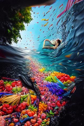 Lost in a sea of beautiful forevers 8k resolution beautiful artwork colourful 