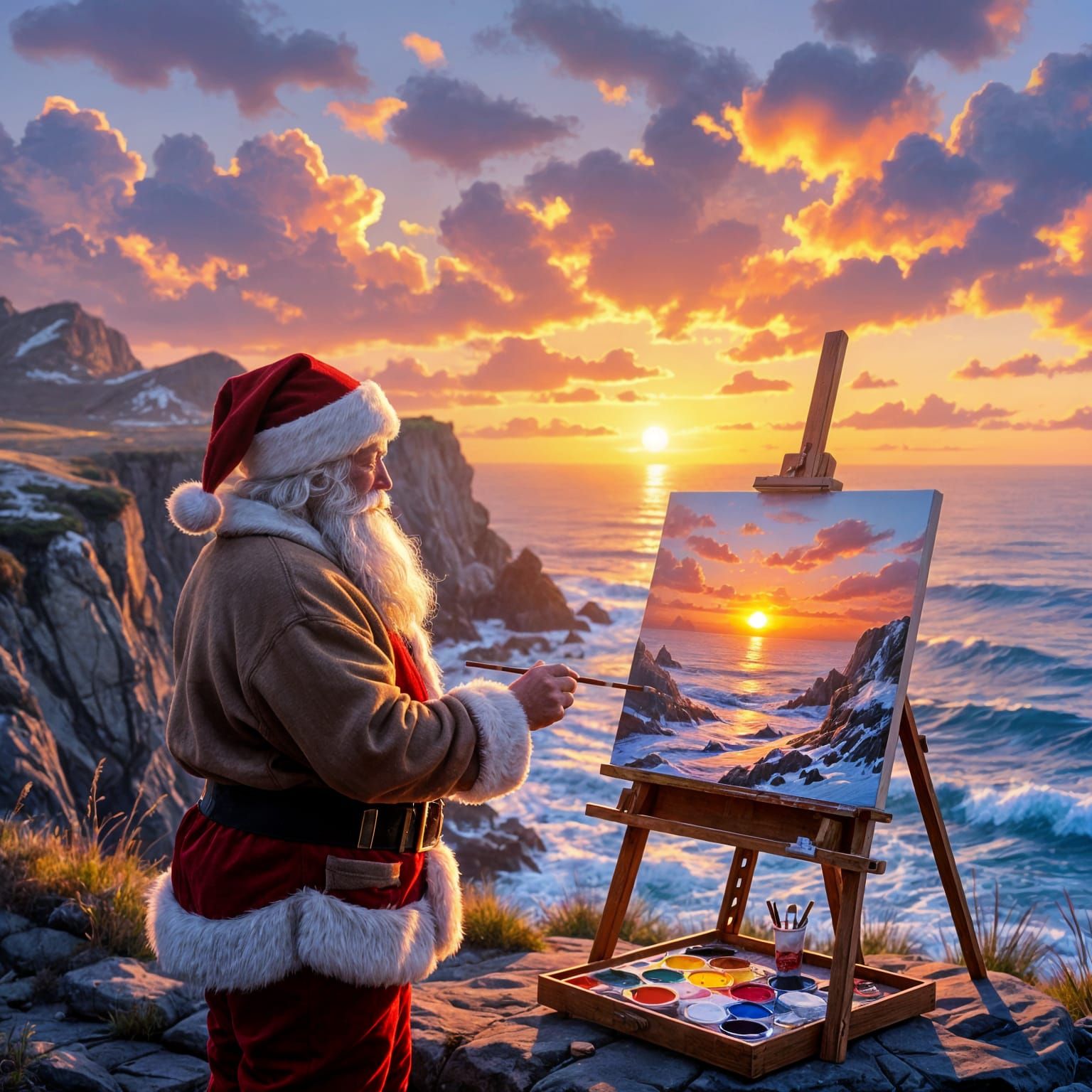 Santa's favourite Off - Season Hobby   by @Cosmic Connections 