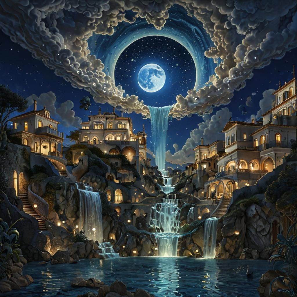 Rain Funnel AI Generated Artwork NightCafe Creator