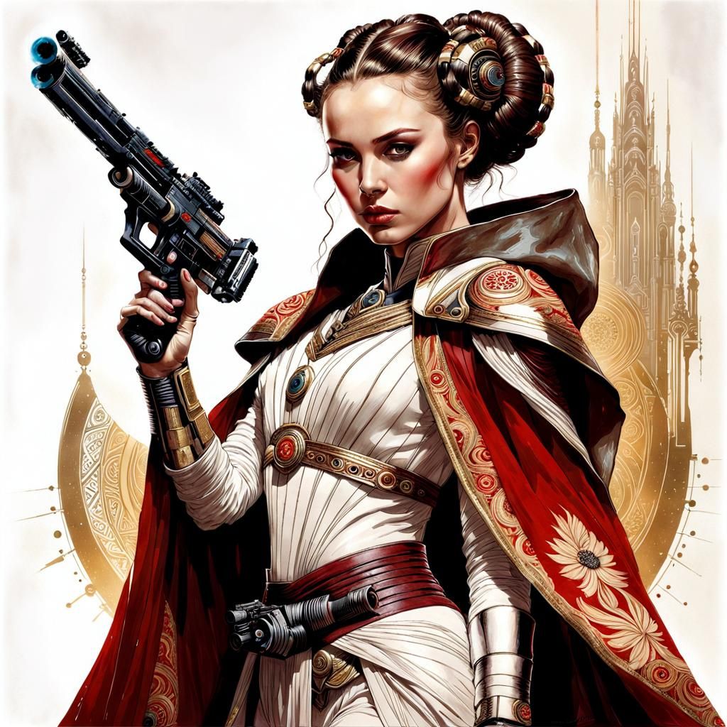 Padmé Amidala, Queen Of Naboo - Ai Generated Artwork - Nightcafe Creator