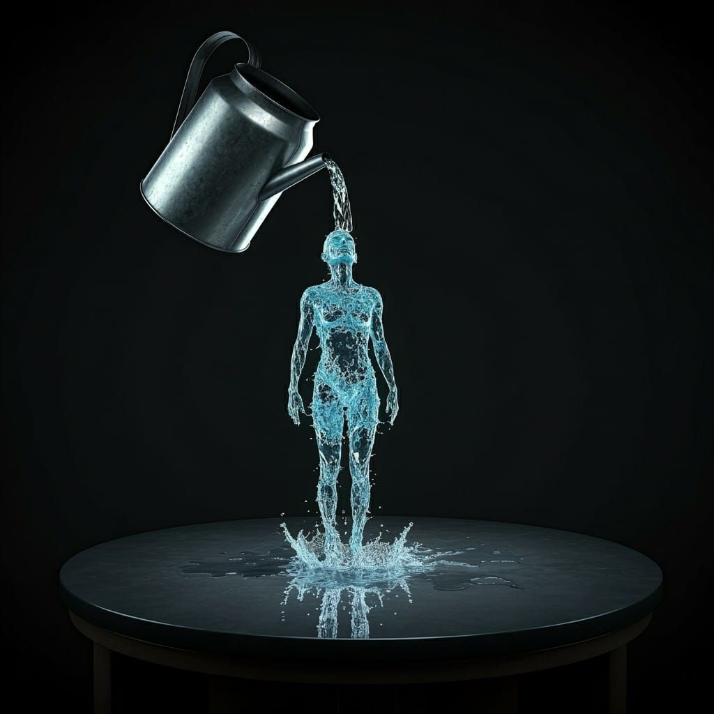 The human body is mostly made of water