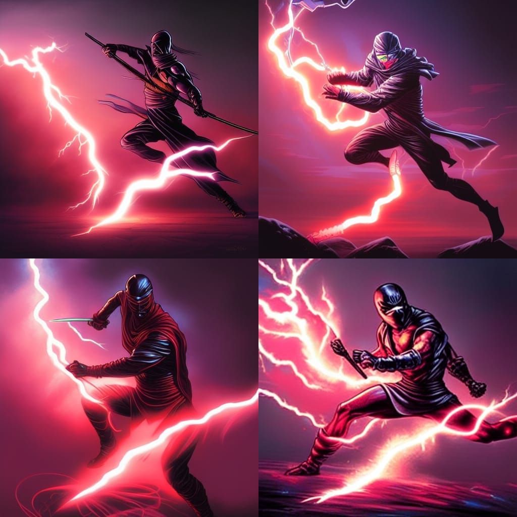 dark ninja of lightning