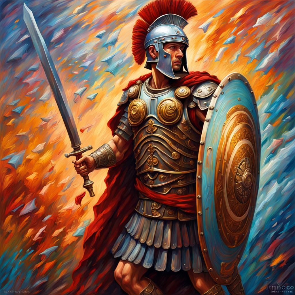 Roman hero - AI Generated Artwork - NightCafe Creator