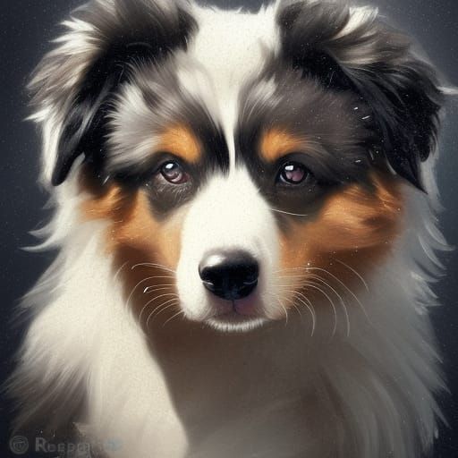 australian shepherd puppy