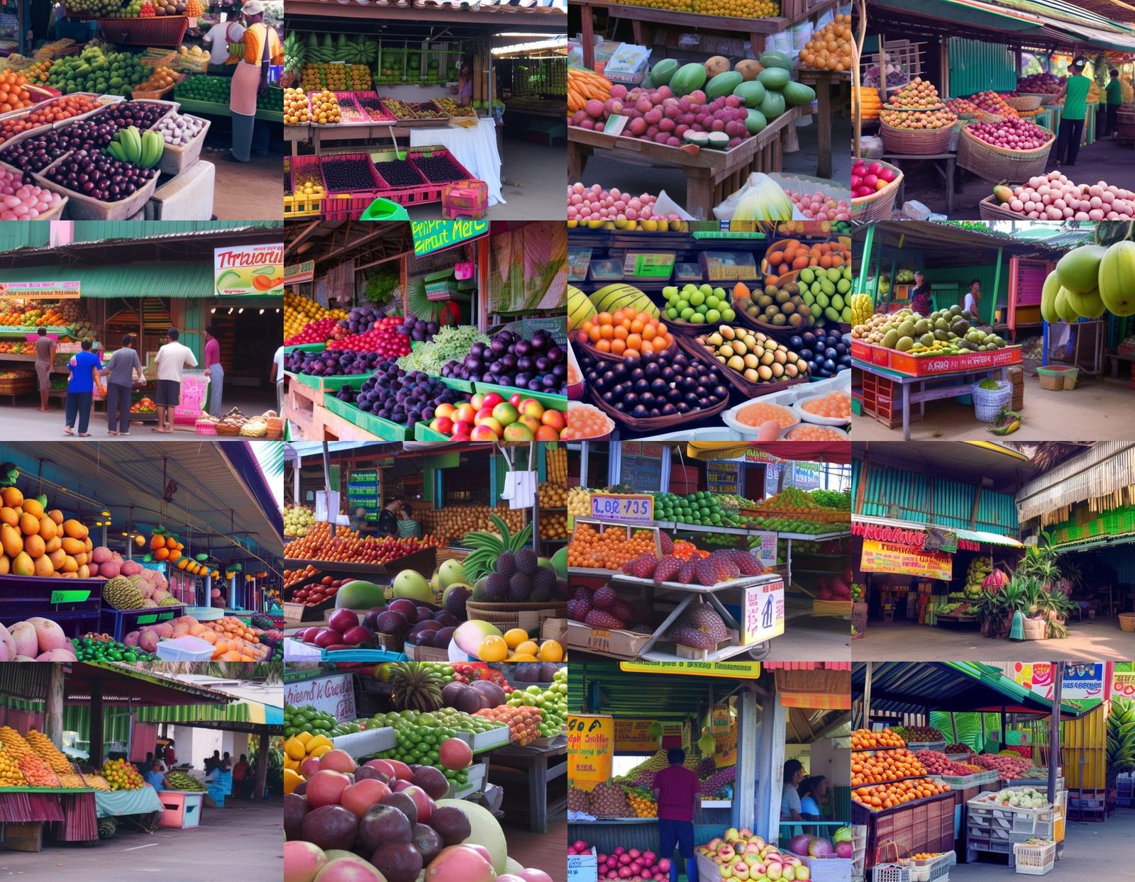 Tropical fruit Market