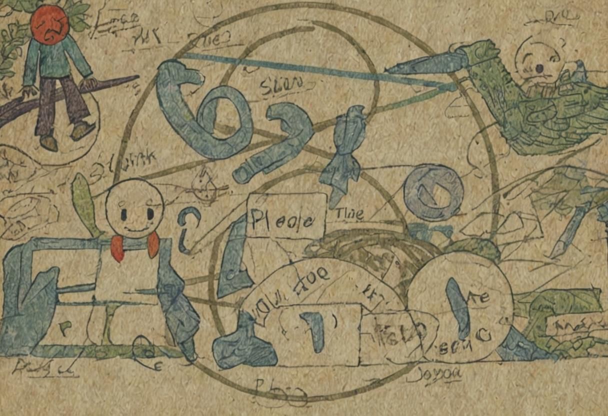 Abstract Geometric Woman Portrait in Digital Art