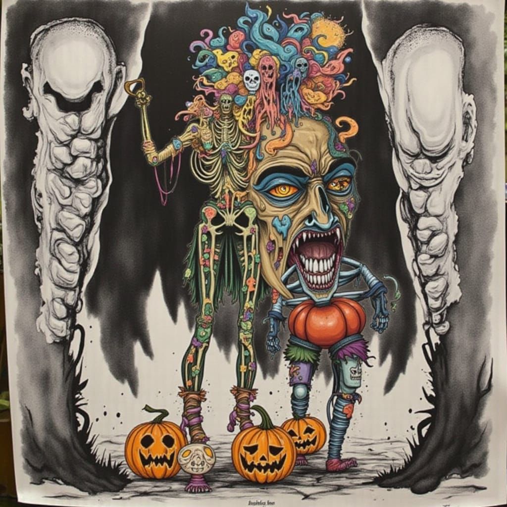 <lora:Halloween:1.0>scary Halloween legs