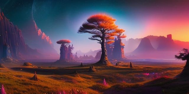 An abandoned alien settlement