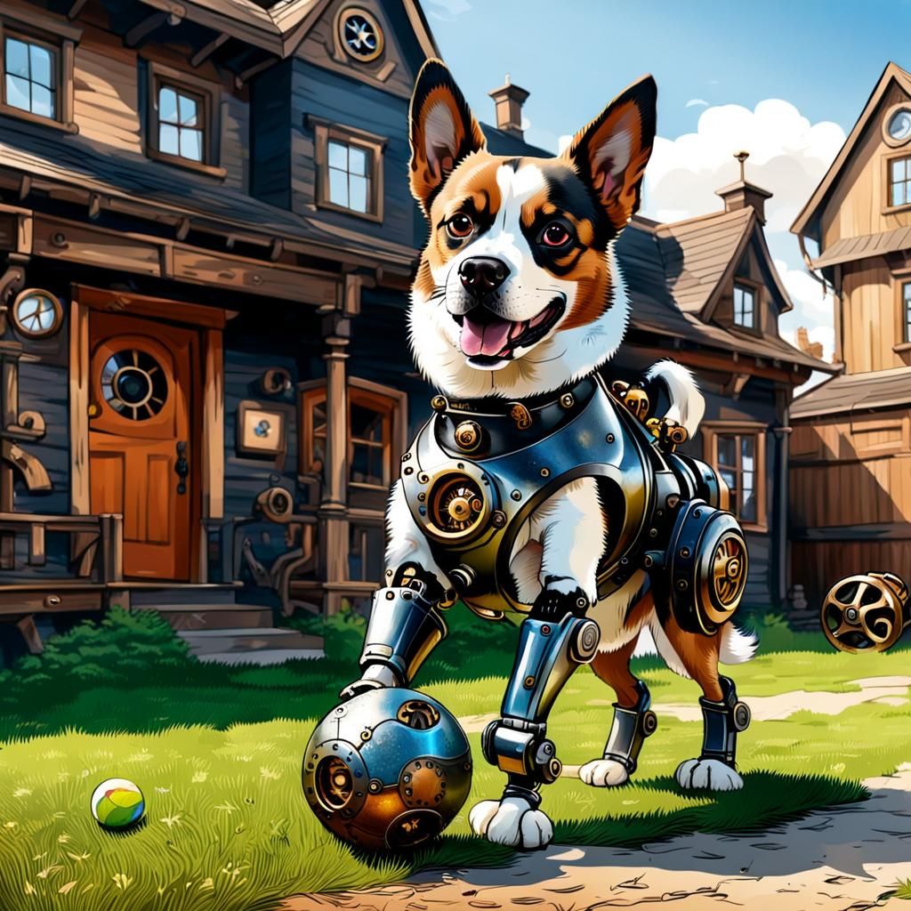 a dog