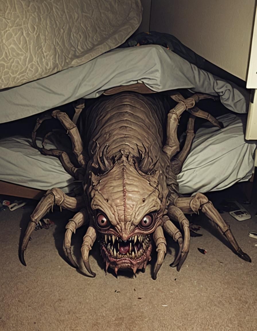 the nightmare creature that lives under my bed