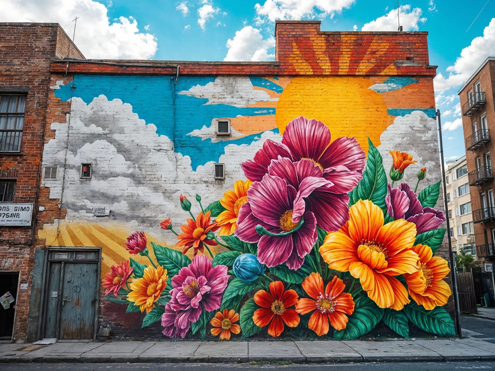 Street Mural  by @Just a Dabbler