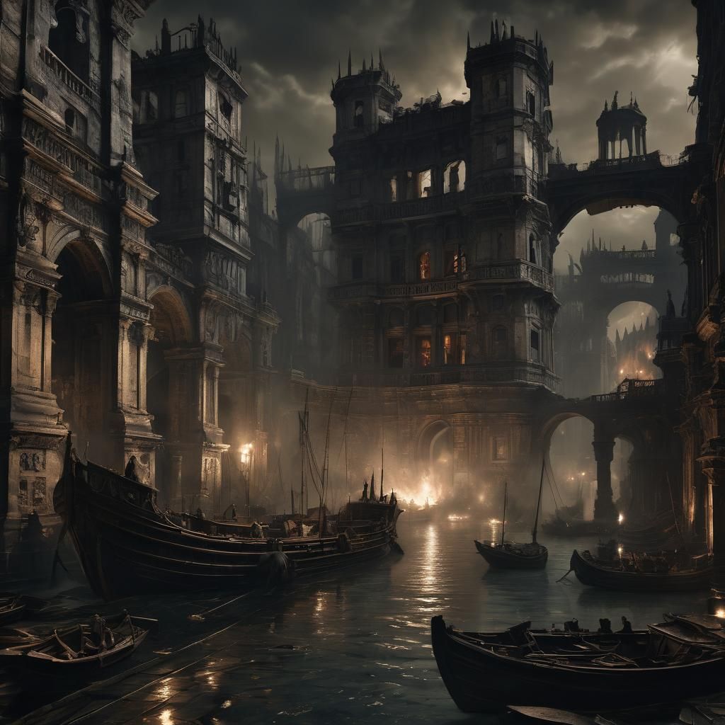 Piranesi, tears in rain  by @Frank Ashe