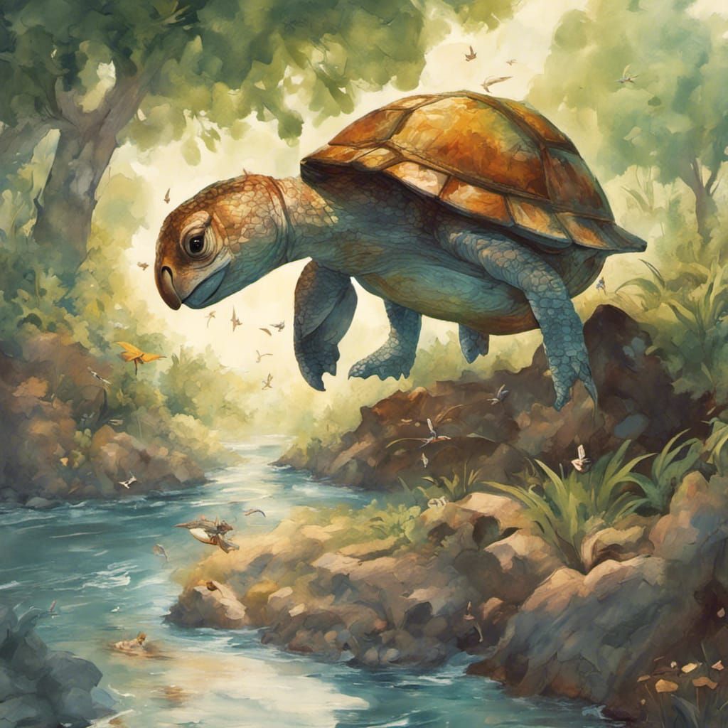 Turtle Spirit - AI Generated Artwork - NightCafe Creator