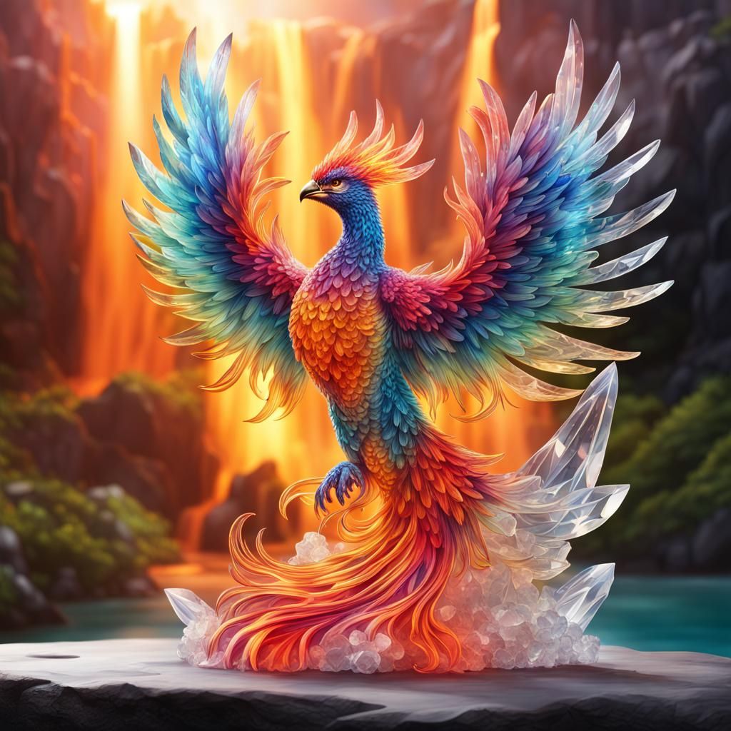 Mythical Phoenix  by @Ghostguardian