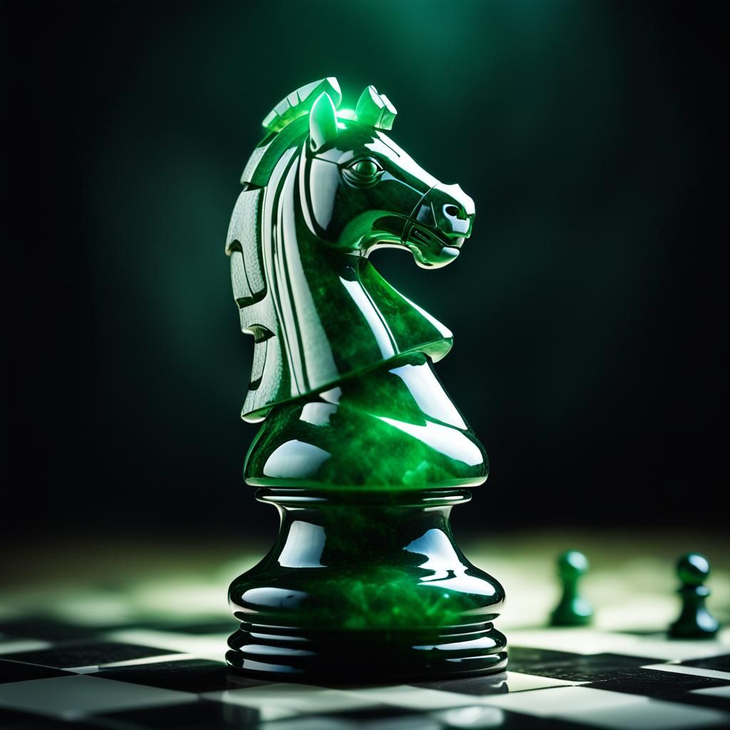 Polished Jade Knight  by @Vadoria