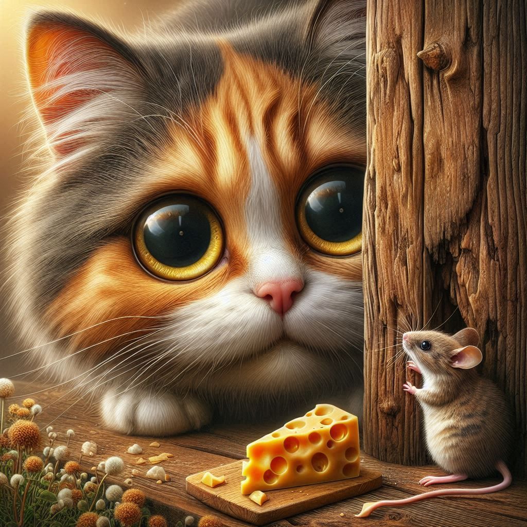 Oh. Excuse me, Mr. Cat. Would it be possible for you to let ...