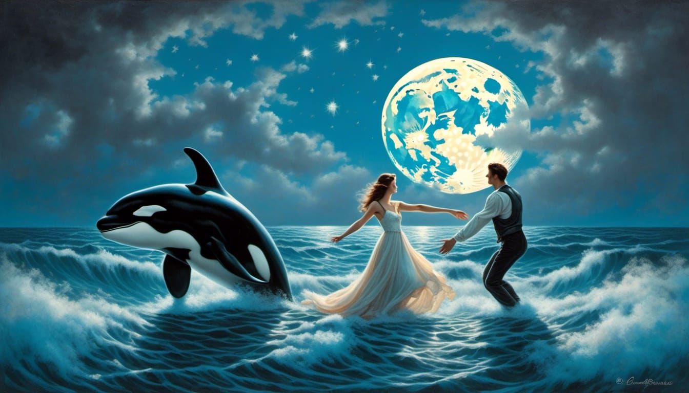 Whales Serenade 32 Full Moon 16